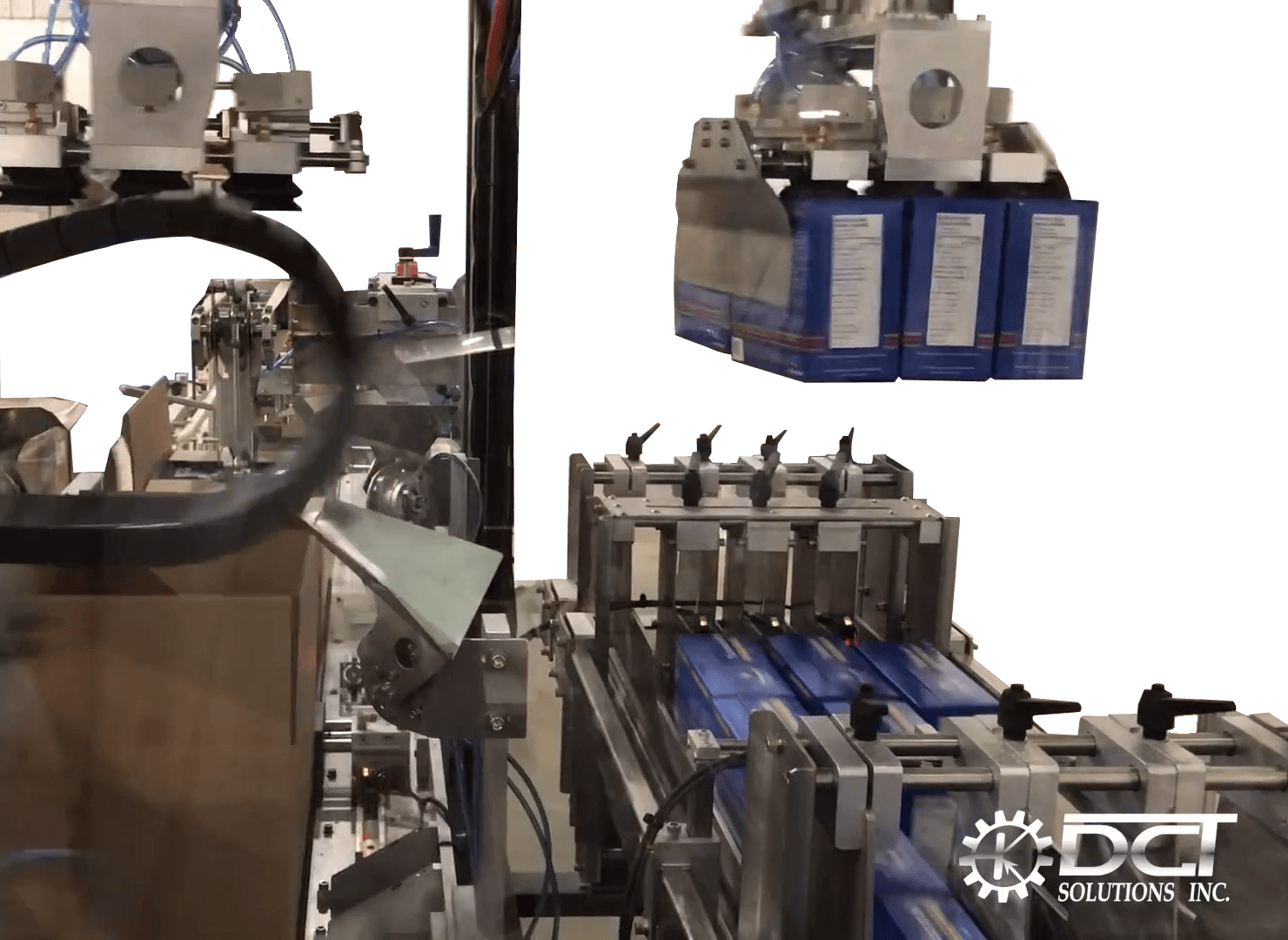 Automatic pick & place case packer for cartons