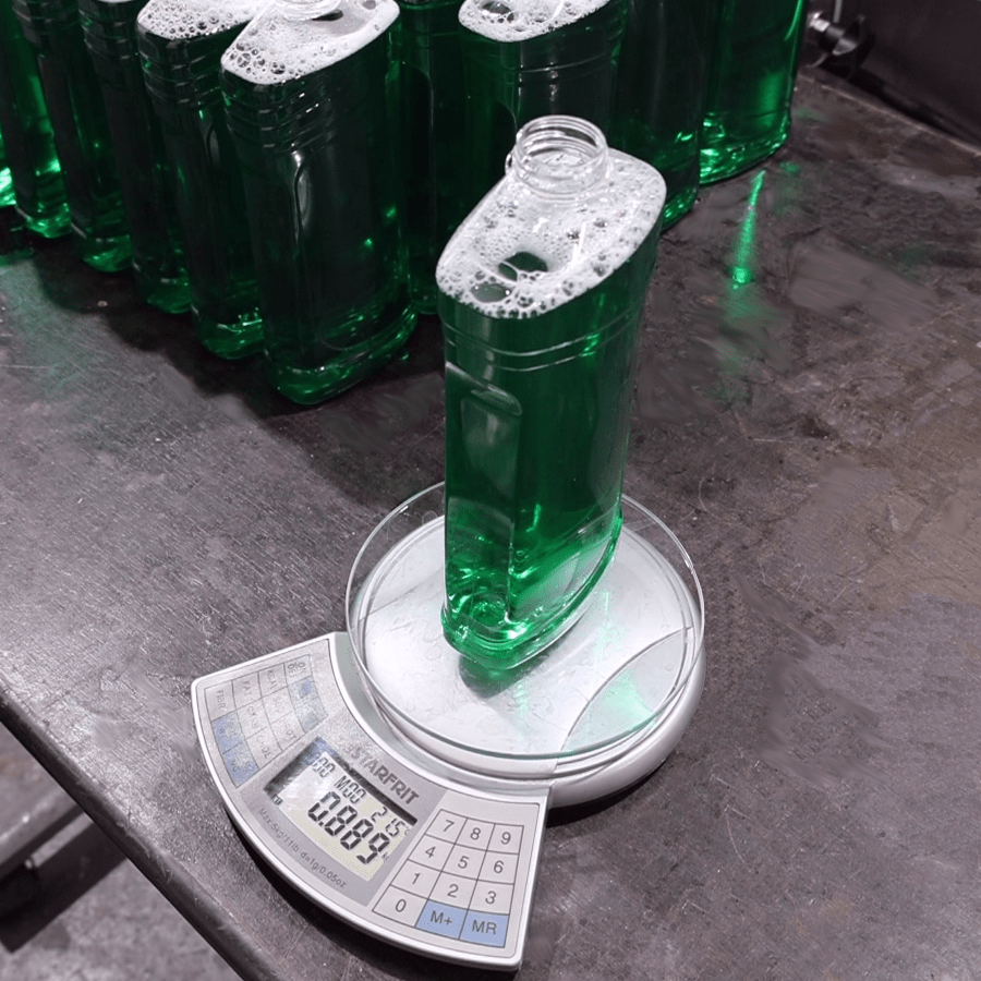 Filling precision