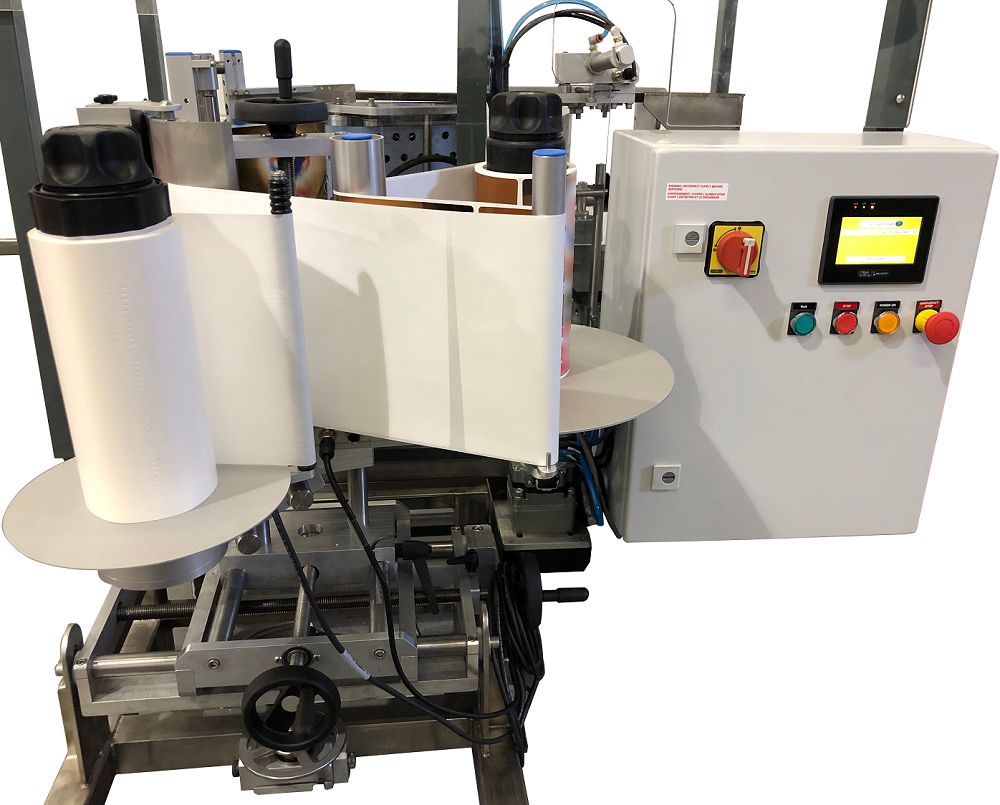 Pail labeler