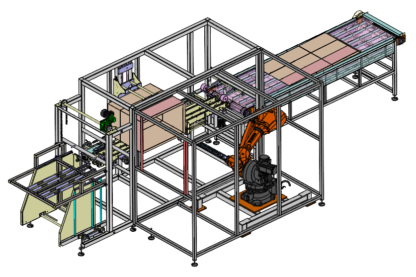 Automatic box cutter machine